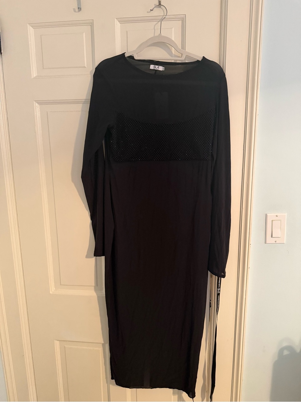 SLA the label mesh dress